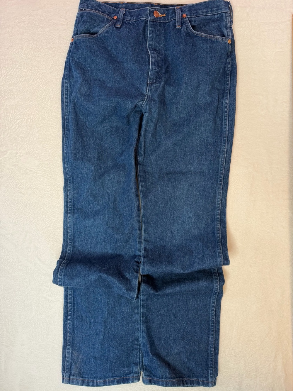 Vintage Wrangler Bootcut Jeans 34x36‎ Dark Wash Western Cowboy USA Style